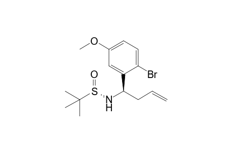 (S(S),1R)-1-(2-Bromo-5-methoxyphenyl)-N-(tert-butylsulfinyl)but-3-en-1-amine