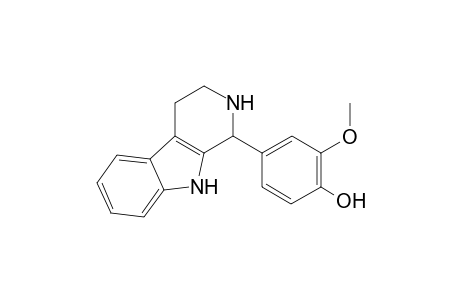 (+/-) 1-(4-Hydroxy-3-methoxyphenyl)-2,3,4,9-tetrahydro-1H-pyrido[3,4-b]-indole