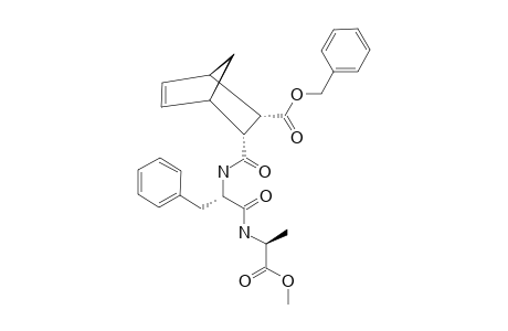 (2S,3R)-3-ENDO-[1-(1-METHOXYCARBONYL-ETHYLCARBONYL)-2-PHENYL-ETHYLCARBAMOYL]-BICYCLO-[2.2.1]-HEPT-5-ENE-2-ENDO-CARBOXYLIC-ACID-BENZYLESTER