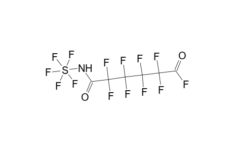 2,2,3,3,4,4,5,5-octafluoro-6-keto-6-(pentafluoropersulfuranylamino)hexanoyl fluoride
