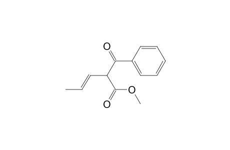 Benzenepropanoic acid, .beta.-oxo-.alpha.-1-propenyl-, methyl ester, (E)-