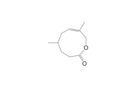 5,8-Dimethyl-4,5,6,9-tetrahydro-2(3H)-oxoninone