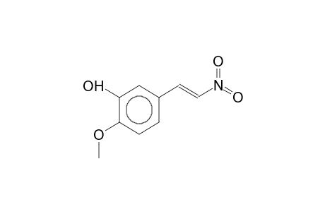 2-methoxy-5E-(2-nitroethenyl)phenol