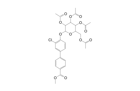 METHYL_4'-(2,3,4,6-TETRA-O-ACETYL-ALPHA-D-MANNOPYRANOSYLOXY)-3'-CHLOROBIPHENYL-4-CARBOXYLATE
