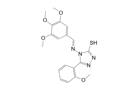 5-(2-methoxyphenyl)-4-{[(E)-(3,4,5-trimethoxyphenyl)methylidene]amino}-4H-1,2,4-triazole-3-thiol