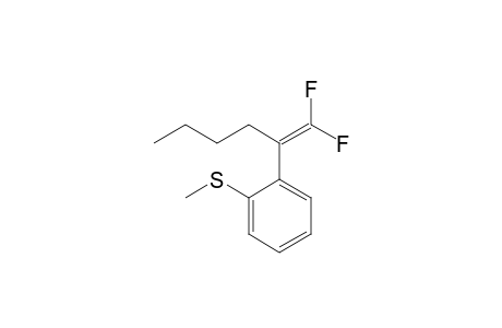 o-(1-Butyl-2,2-difluorovinyl)phenyl methyl sulfide