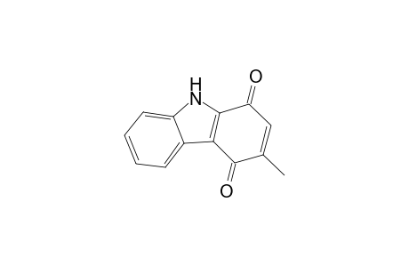 1H-Carbazole-1,4(9H)-dione, 3-methyl-