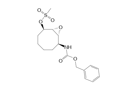 1.beta.-(Mesyloxy)-2.alpha.,3.alpha.-epoxy-4.beta-[(benzyloxycarbonyl)amino]cyclooctane