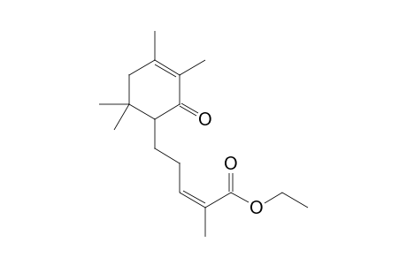 (Z)-Ethyl-2-methyl-5-(3,4,6,6-tetramethyl-2-oxo-1-cyclohex-3-enyl)-2-pentenoate