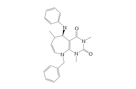 5-ANILINO-9-BENZYL-1,3,6-TRIMETHYL-6,9-DIHYDRO-5H-PYRIMIDO-[4,5-B]-AZEPINE-2,4-(1H,3H)-DIONE-;MAJOR-COMPOUND