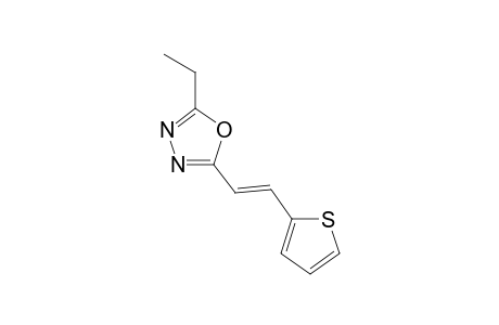 2-Ethyl-5-[2-(2-thienyl)ethenyl]-1,3,4-oxadiazole