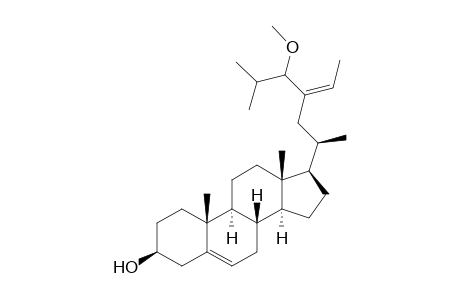 Cholest-5-en-3-ol, 23-ethylidene-24-methoxy-, (3.beta.)-