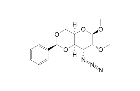 METHYL-3-AZIDO-3-DEOXY-2-O-METHYL-4,6-O-(PHENYLMETHYLENE)-BETA-D-GULOPYRANOSIDE