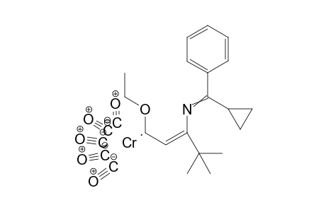 Pentacarbonyl{(2Z)-3-[(cyclopropylphenylmethylene)amino]-1-ethoxy-4,4-dimethyl-2-pentenylidene}chromium
