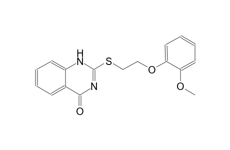 2-{[2-(2-methoxyphenoxy)ethyl]sulfanyl}-4(1H)-quinazolinone