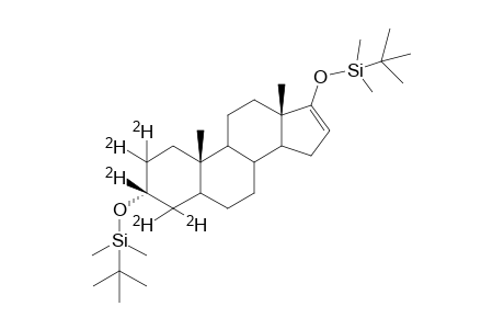 2,2,3,4,4-Pentadeutero-androsterone 16-enol , O,O'-bis-TBS