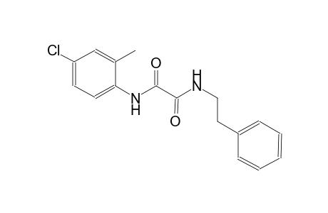 N~1~-(4-chloro-2-methylphenyl)-N~2~-(2-phenylethyl)ethanediamide