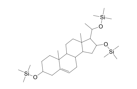 Silane, (pregn-5-ene-3.beta.,16.alpha.,20.alpha.-triyltrioxy)tris[trimethyl-