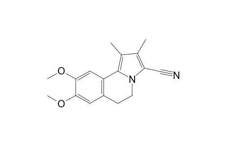 8,9-Dimethoxy-1,2-dimethyl-5,6-dihydropyrrolo[2,1-a]isoquinoline-3-carbonitrile