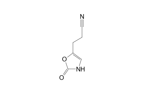 3-(2-Oxo-2,3-dihydrooxazol-5-yl)propionitrile