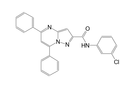 N-(3-chlorophenyl)-5,7-diphenylpyrazolo[1,5-a]pyrimidine-2-carboxamide
