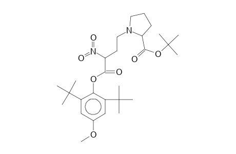 1-Pyrrolidinebutanoic acid, 2-[(1,1-dimethylethoxy)carbonyl]-.alpha.-nitro-, 2,6-bis(1,1-dimethylethyl)-4-methoxyphenyl ester, [S-(R*,R*)]-