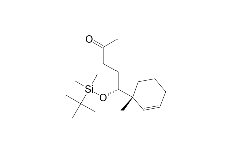 (5R)-5-[(tert-Butyldimethylsilyl)oxy]-5-[(3'.alpha.)-3'-methylcyclohex-1'-en-3'-yl]pentan-2-one