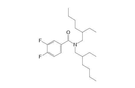 3,4-Difluorobenzamide, N,N-di(2-ethylhexyl)-