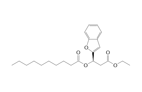 (R)-1-(Benzofuran-2-yl)-3-ethoxy-3-oxopropyl decanoate