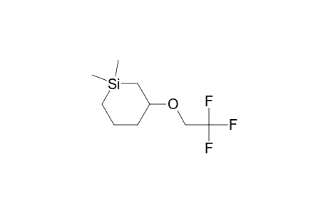 3-(2,2,2-trifluoroethoxy)-1,1-dimethylsilacyclohexane