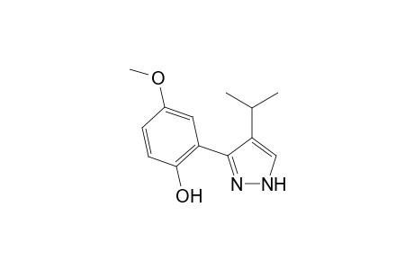 4-Isopropyl-3-(2-hydroxy-5-methoxyphenyl)-1H-pyrazole
