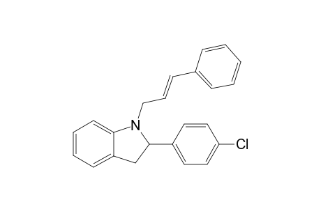 2-(4-Chlorophenyl)-1-cinnamylindoline
