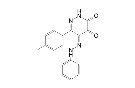 (5E)-6-(4-methylphenyl)-3,4,5(2H)-pyridazinetrione 5-(phenylhydrazone)