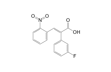 (E)-2-(3-fluorophenyl)-3-(2-nitrophenyl)-2-propenoic acid