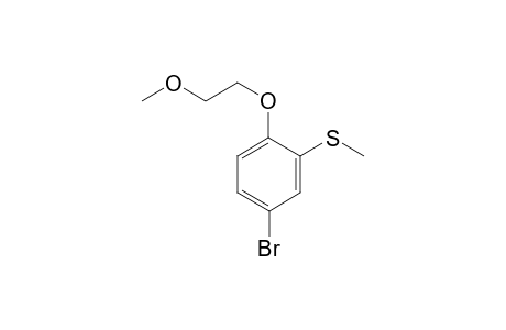 (5-bromo-2-(2-methoxyethoxy)phenyl)(methyl)sulfane