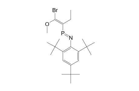 E-3-ETHYL-4-METHOXY-1-(2,4,6-TRI-TERT.-BUTYLPHENYL)-4-BROMO-1-AZAPHOSPHABUTA-1,3-DIENE
