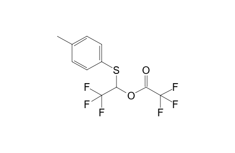 2,2,2-trifluoro-1-(p-tolylthio)ethyl 2,2,2-trifluoroacetate