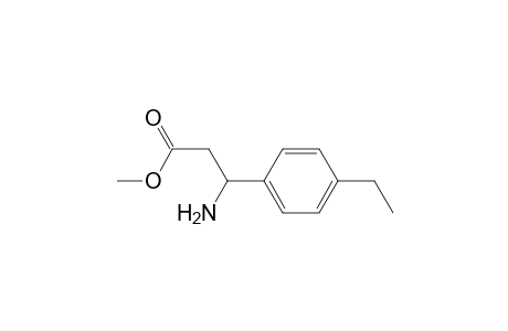 Propionic acid, 3-amino-3-(4-ethylphenyl)-, methyl ester