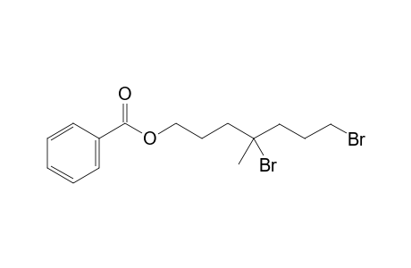 4,7-Dibromo-4-methylheptyl benzoate