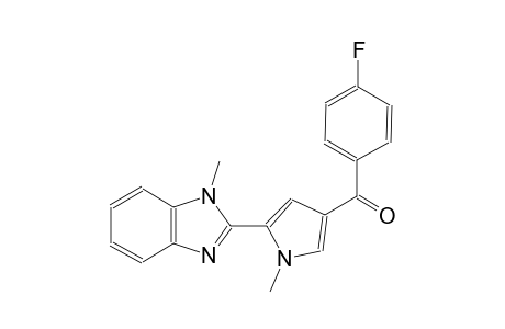 (4-fluorophenyl)[1-methyl-5-(1-methyl-1H-benzimidazol-2-yl)-1H-pyrrol-3-yl]methanone