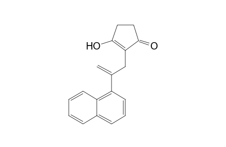 2-[2'-(Naphthalen-1"-yl)prop-2'-enyl]-3-hydroxycyclopent-2-en-1-one