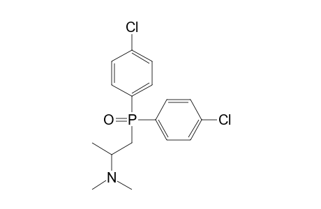 2-Propanamine, 1-[bis(4-chlorophenyl)phosphinyl]-N,N-dimethyl-