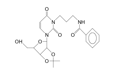 N-3-(3-Benzamido-propyl)-2',3'-O-isopropylidene-uridine