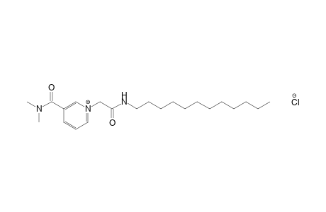3-(dimethylcarbamoyl)-1-[(dodecylcarbamoyl)methyl]pyridinium chloride