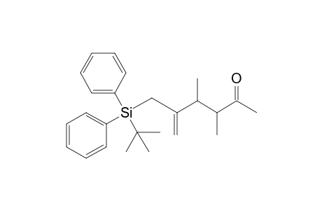5-[[tert-butyl(diphenyl)silyl]methyl]-3,4-dimethyl-hex-5-en-2-one