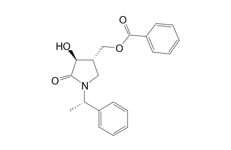 (3S,4S,1'S)-3-Hydroxy-4-benzoyloxymethyl-1-(1'-phenylethl)pyrrolidin-2-one