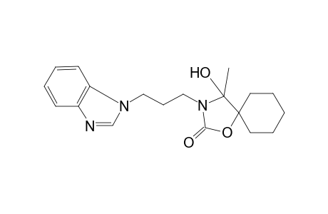 1-Oxa-3-azaspiro[4.5]decan-2-one, 3-[3-(1H-1,3-benzimidazol-1-yl)propyl]-4-hydroxy-4-methyl-