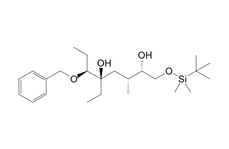 (3S,4R,6R,7S)-3-Benzyloxy-8-tert-butyldimethylsilyloxy-4-ethyl-6-methyloctane-4,7-diol