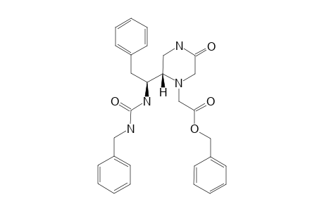 BENZYL-2-[(2S)-[(1S)-(3-BENZYLUREIDO)-2-PHENYLETHYL]-5-OXO-PIPERAZIN-1-YL]-ACETATE