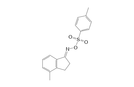 trans-4-Methyl-O-(p-toluenesulfonyl)indan-1-one oxime